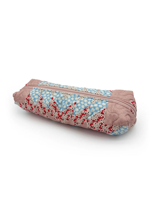 Adeline Patchwork Rose Quilted Hot Tools Bag