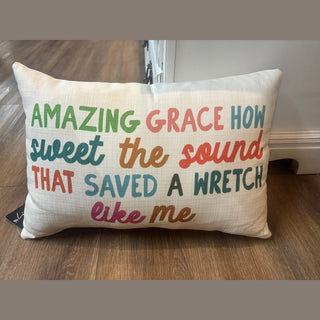 The Little Birdie Pillows Amazing Grace Pillow