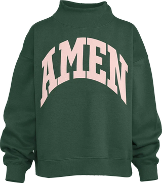 Amen Mock Neck Sweatshirt