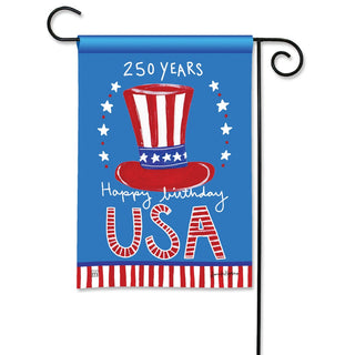 America's 250 Birthday Garden Flag