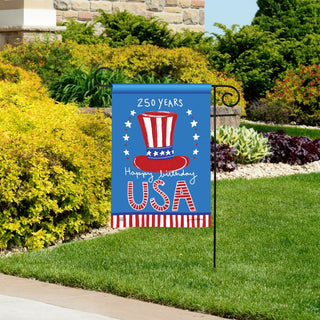 America's 250 Birthday Garden Flag