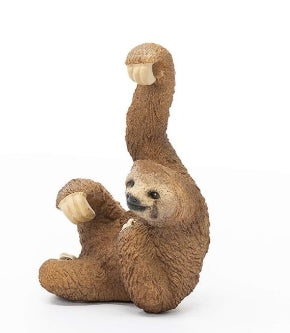 Sloth toy with one arm raised