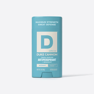 Duke Cannon Trench Warfare Antiperspirant Deodorant in Midway scent, Cedarwood and Ginger, 3oz stick