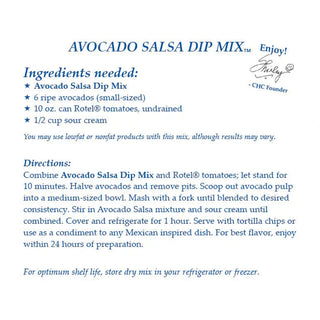 Country Home Creations Snacks Avocado Salsa Dip Mix