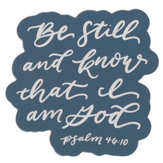 Christian Art Gifts Stationary Be Still Magnet