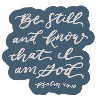 Christian Art Gifts Stationary Be Still Magnet