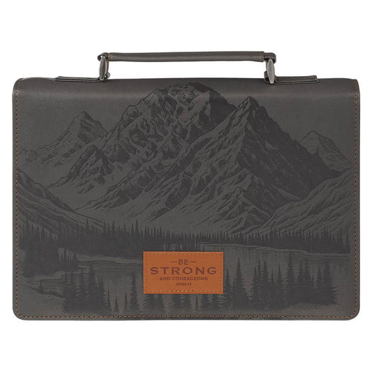 Christian Art Gifts Bible Cover Be Strong And Courageous Bible Cover