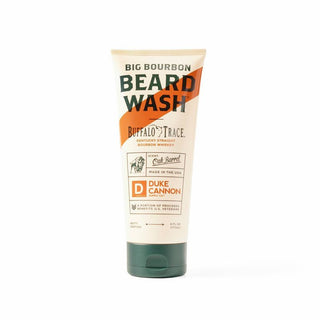 Duke Cannon Big Bourbon Beard Wash with Buffalo Trace Oak Barrel scent, 6 fl oz tube