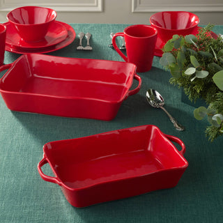 Berry Red Rectangular Baker