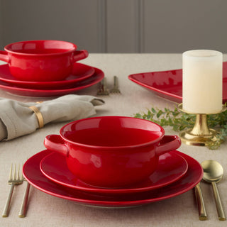 Berry Red Soup Crock
