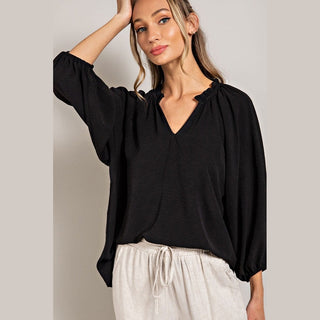 black blouse