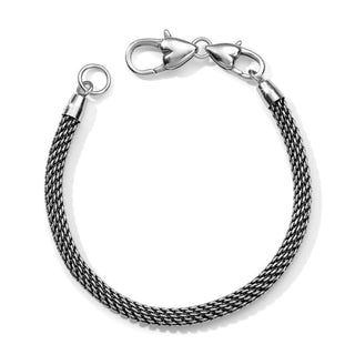 Brighton Beverly Glam silver-toned chain bracelet with lobster clasp closure