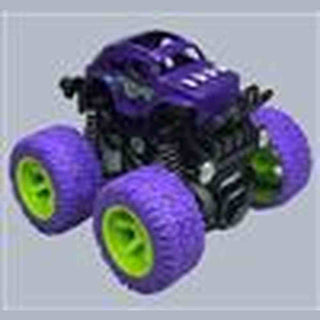 Purple monster truck model