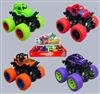 Set of colorful toy monster trucks