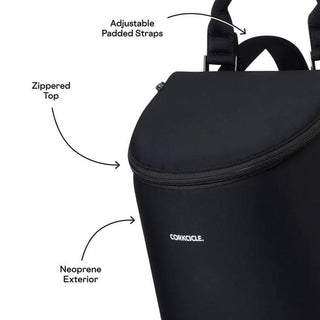 Corkcicle Coolers and Bags Black Neoprene Eola Bucket
