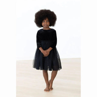 Black Velvet Tutu Dress