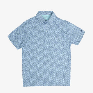Bluebonnet Overload Printed Polo