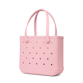 Baby Bogg Bag small pink rubber tote with handles and ventilation holes