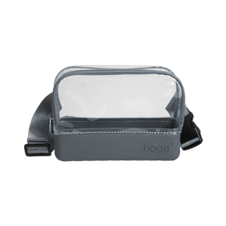 clear belt bag gray