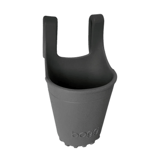 Charcoal gray matte-finish Bogg Bevy cup holder with raised grip nubs at base