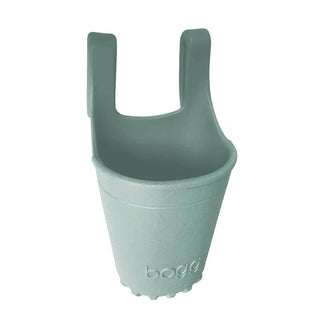 Muted teal soft cool-toned Bogg Bevy cup holder with fine textured surface