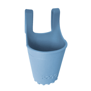 Light blue matte-finish Bogg Bevy cup holder with textured surface and scalloped edge