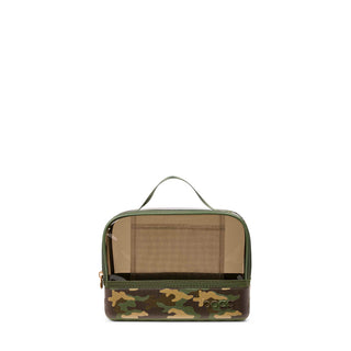 Bogg Bag Boggs and Ends clear top organizer pouch with camo bottom panel