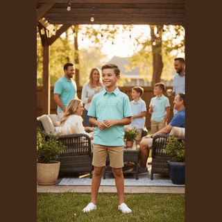 Local Boy Kid's Tops Boys Palms Polo