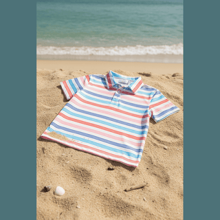 Flat lay on beach