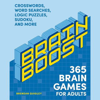 Harper Collins Adult Books Brain Boost 365 Brain Games for Adults