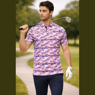 Brookings Camo Performance Polo