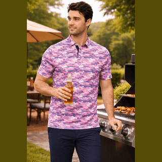 Brookings Camo Performance Polo