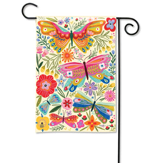 Butterflies Garden Flag