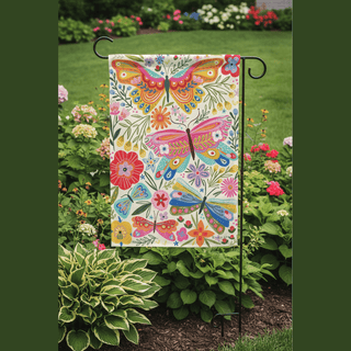 Butterflies Garden Flag