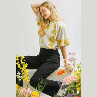 Button Stretch Pants
