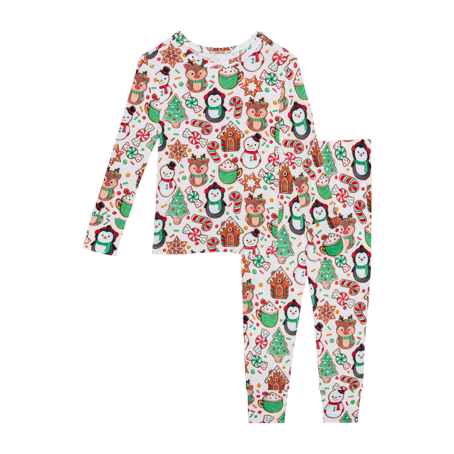 Long Sleeve Basic Pajama-Cookie Medley