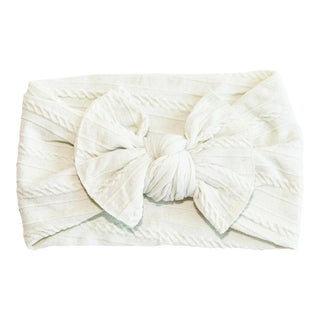 pearl cable knit headband