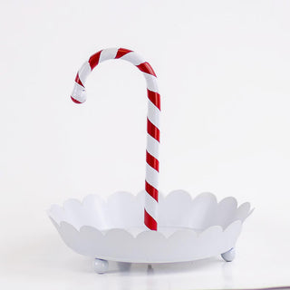 Candy Cane Server in White/Red