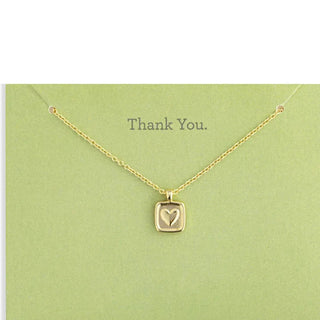Demdaco Women's Necklaces Thank You Card And Necklace Set