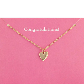 Demdaco Women's Necklaces Congratulations Card And Necklace Set