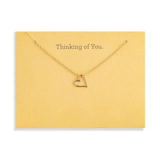 Demdaco Women's Necklaces Thinking Of You Card And Necklace Set
