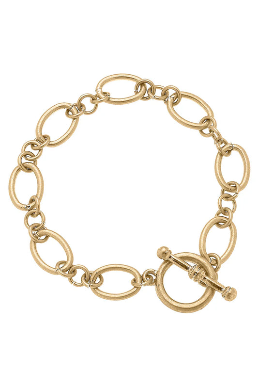 Charlotte Chain Toggle Bracelet