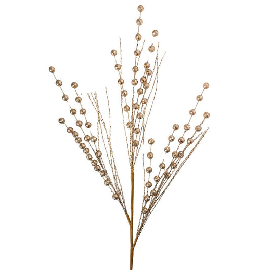 Champagne gold spray with gold balls