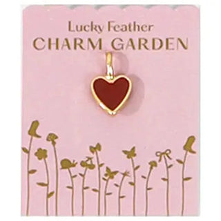 Lucky Feather Bracelets Heart Charm Garden Charm
