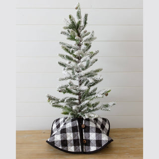 Audrey's Christmas Decor Check Tree Skirt