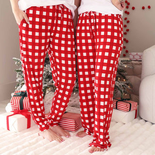 Caden Lane Unisex Pajamas Checking It Twice Unisex Adult Pajama Pants