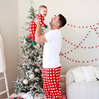 Caden Lane Unisex Pajamas Checking It Twice Unisex Adult Pajama Pants