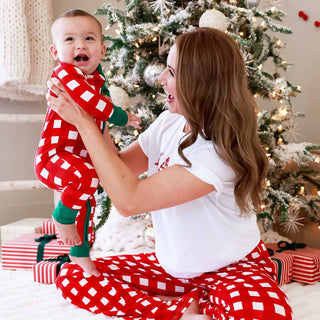 Caden Lane Unisex Pajamas Checking It Twice Unisex Adult Pajama Pants
