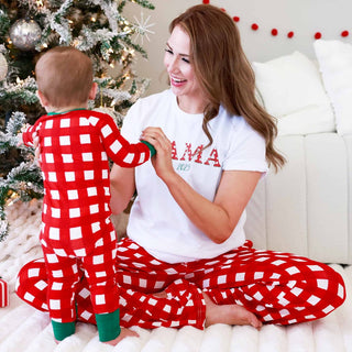 Caden Lane Unisex Pajamas Checking It Twice Unisex Adult Pajama Pants