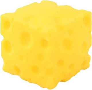 Yellow textured squish cheese